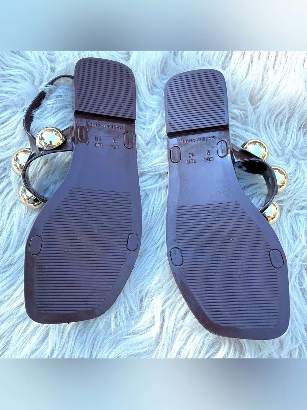 Jeffrey Campbell NWOT Gum Drop Jelly Sandals Sz 9 - Picture 6 of 6